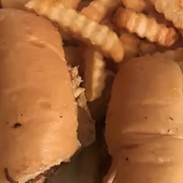 Crabbie Philly Sandwich.