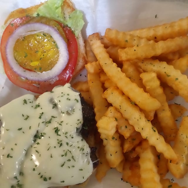 Sewells Point Burger Combo.
